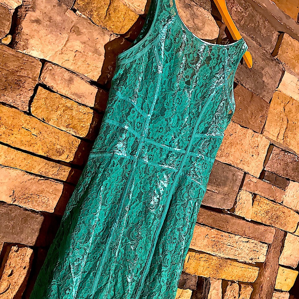 Green lace Dress by LC